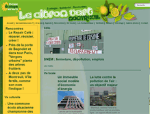 Tablet Screenshot of lecitronvertmontreuil.fr